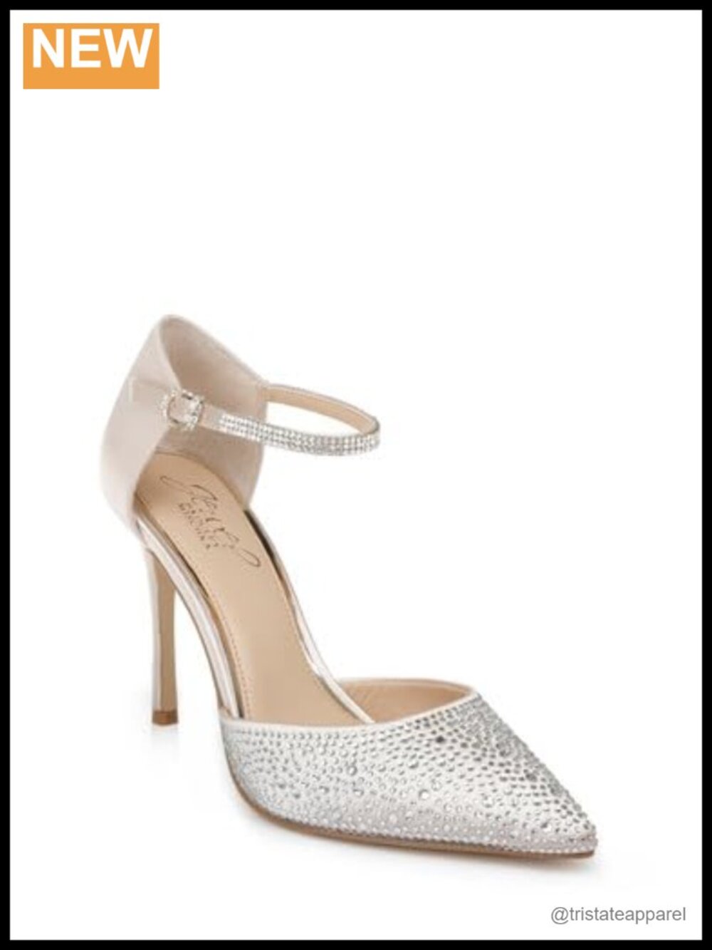 Ankle Strap Stiletto Heeled Sandals - Picture 2 of 6